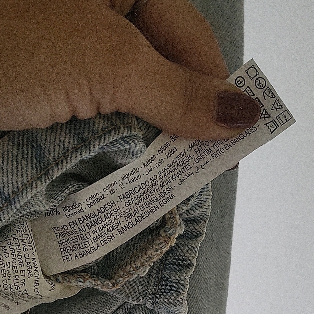 Zara Sky Blue Cropped Denim Jacket - Picture 7 of 7